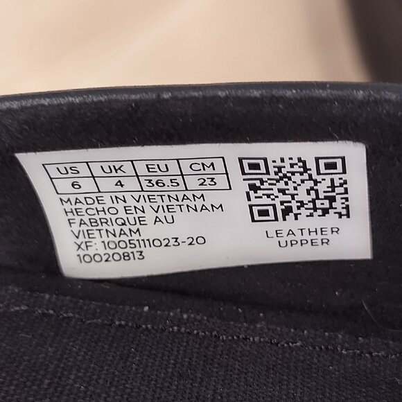 Tom's Brielle Black Leather Flats Shoes Women US 6 - Picture 14 of 14